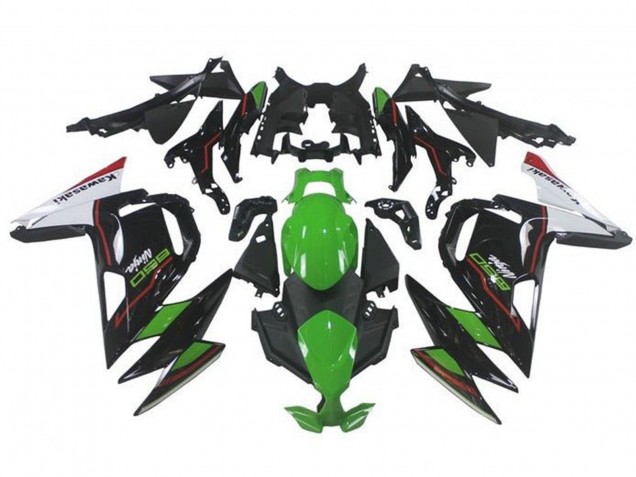 2020-2026 Kawasaki Ninja 650 EX650 Motorcycle Fairings - Green Black White Red Canada