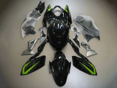 2018-2024 Kawasaki Z400 Motorcycle Fairings - Glossy Black Green Silver Canada