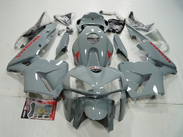 2005-2006 Honda CBR600RR Motorcycle Fairings - Nardo Grey Red Canada