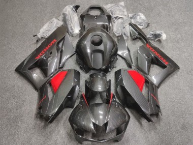 2013-2026 Honda CBR600RR Motorcycle Fairings - Faux Carbon Fiber Red Canada