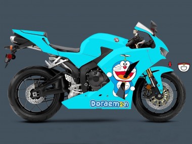 2013-2026 Honda CBR600RR Motorcycle Fairings - Light Blue Doraemon Canada