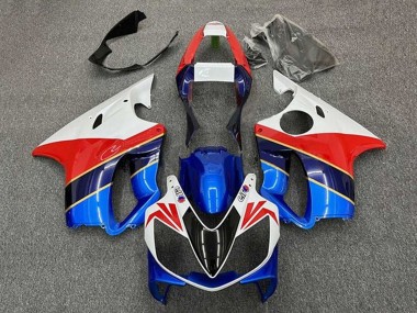 2001-2003 Honda CBR600 F4i Motorcycle Fairings - White Red Blue Dark Blue Canada