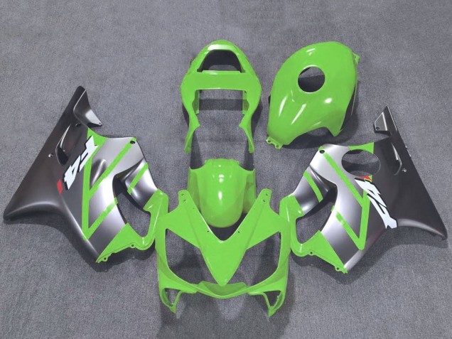 2001-2003 Honda CBR600 F4i Motorcycle Fairings - Silver Green Canada