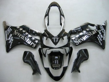 2004-2007 Honda CBR600 F4i Motorcycle Fairings - Glossy Black SevenStars Canada