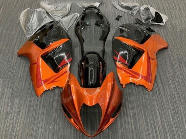 1996-2007 Suzuki GSXR 1300 Hayabusa Motorcycle Fairings - Orange Black Red Canada