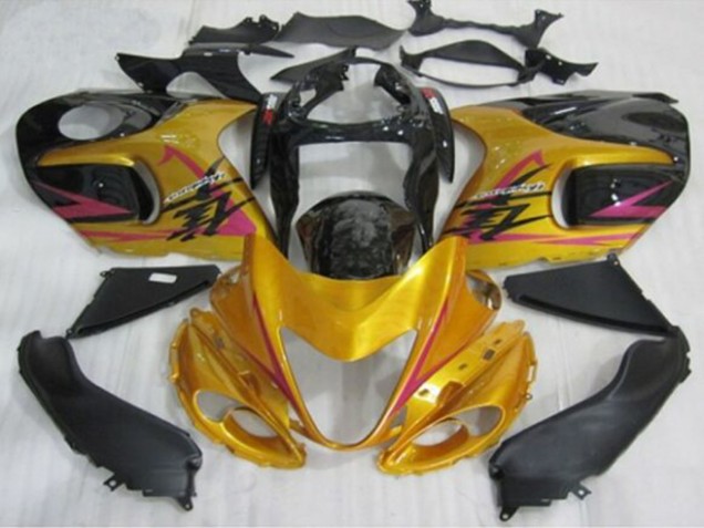 1996-2007 Suzuki GSXR 1300 Hayabusa Motorcycle Fairings - Gold Black Pink Canada