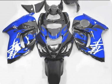 2008-2020 Black Blue Flame Suzuki GSXR 1300 Hayabusa Motorcycle Fairings Canada