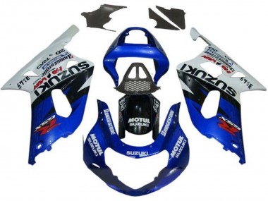 2000-2002 Suzuki GSXR1000 Motorcycle Fairings - White Red Blue Black Red Canada
