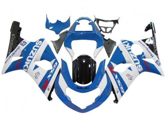 2000-2002 Suzuki GSXR1000 Motorcycle Fairings - White Light Blue Glossy Black Red Canada