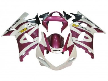 2000-2002 Suzuki GSXR1000 Motorcycle Fairings - White Purple Yellow Canada