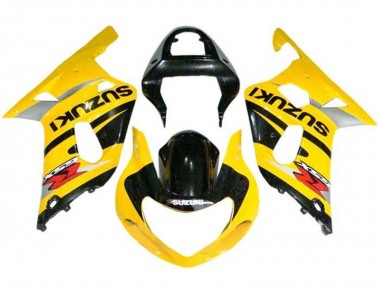 2000-2002 Suzuki GSXR1000 Motorcycle Fairings - Yellow Grey Black Canada