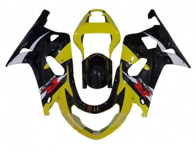 2000-2002 Suzuki GSXR1000 Motorcycle Fairings - Yellow Silver Glossy Black Red Canada