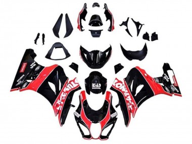 2017-2024 Suzuki GSXR1000 Motorcycle Fairings - Glossy Black Red White Pinstripe Canada