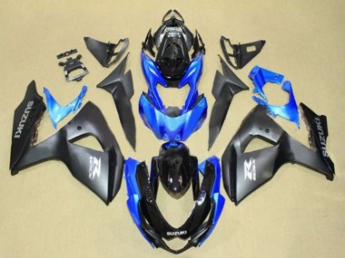 2009-2016 Suzuki GSXR 1000 Motorcycle Fairings - Matte Black Blue Glossy Black Grey Canada