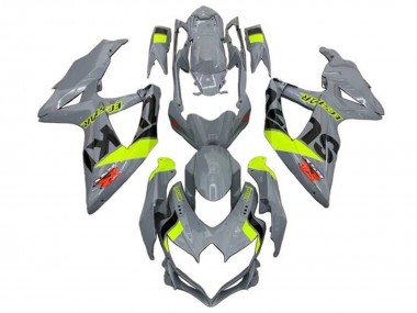 2008-2010 Suzuki GSXR 600 / GSXR 750 Motorcycle Fairings - Nardo Grey Neon Yellow Black Red Canada