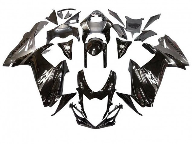 2011-2024 Suzuki GSXR 600 / GSXR 750 Motorcycle Fairings - Glossy Black Grey White Canada