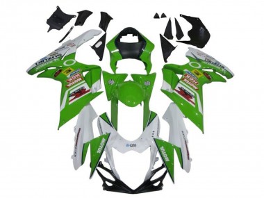 2011-2024 Suzuki GSXR 600 / GSXR 750 Motorcycle Fairings - White Green Red Motul Canada