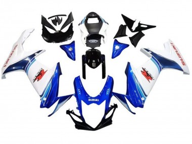 2011-2024 Suzuki GSXR 600 / GSXR 750 Motorcycle Fairings - White Blue Glossy Black Red Canada