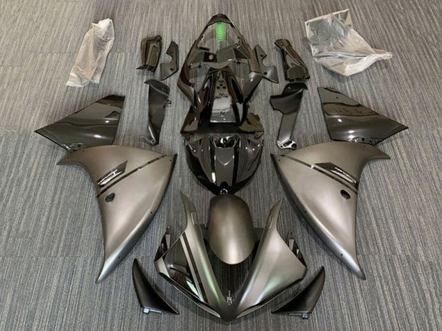 2009-2011 Yamaha YZF 1000 R1 Motorcycle Fairings - Glossy Black Matte Grey Canada