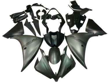 2009-2011 Yamaha YZF 1000 R1 Motorcycle Fairings - Silver Matte Black Canada