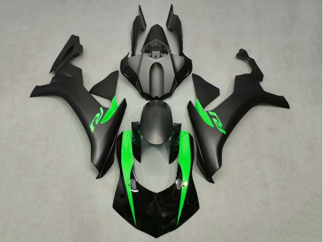 2015-2019 Yamaha YZF 1000 R1 Motorcycle Fairings - Matte Black Glossy Black Green Canada