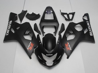 2004-2005 Suzuki GSXR 600 / GSXR 750 Motorcycle Fairings - Matte Black Red White Canada