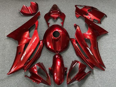 2008-2016 Yamaha YZF R6 Motorcycle Fairings - Red Canada