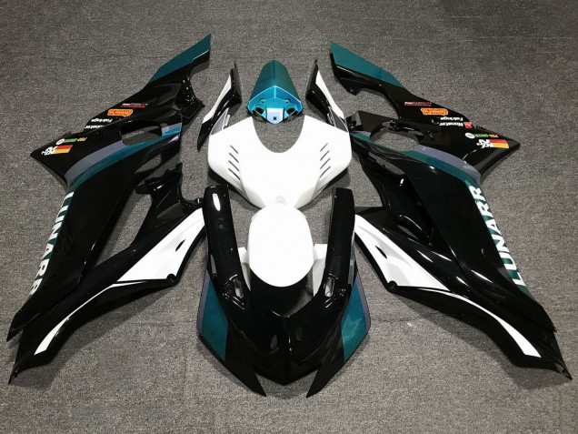 2017-2025 Yamaha YZF R6 Motorcycle Fairings - White Teal Blue Glossy Black Canada