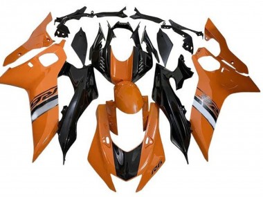 2017-2023 Yamaha YZF R6 Motorcycle Fairings - Orange Silver Glossy Black Canada