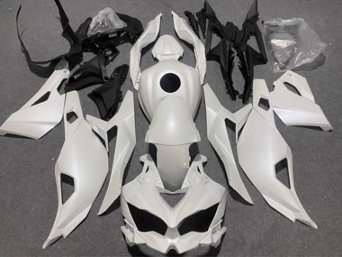 2019-2026 Kawasaki ZX4R ZX-4RR Motorcycle Fairings - Pearl White Canada