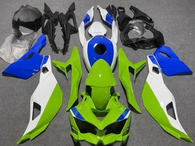 2019-2026 Kawasaki ZX4R ZX-4RR Motorcycle Fairings - White Blue Green Canada