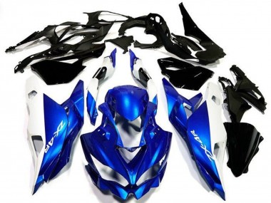 2019-2026 Kawasaki ZX4R ZX-4RR Motorcycle Fairings - White Blue Canada