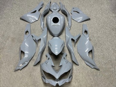 2019-2026 Kawasaki ZX4R ZX-4RR Motorcycle Fairings - Glossy Nardo Grey Canada