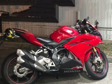 2017-2022 Honda CBR250RR Motorcycle Fairing - Red Matte Black Canada