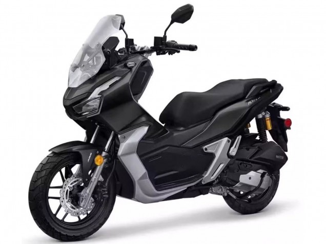 2018-2021 Honda ADV150 Motorcycle Fairings - Silver Matte Black Canada