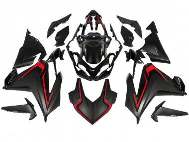 2022-2023 Honda CBR500R Motorcycle Fairing - Matte Black Red Canada