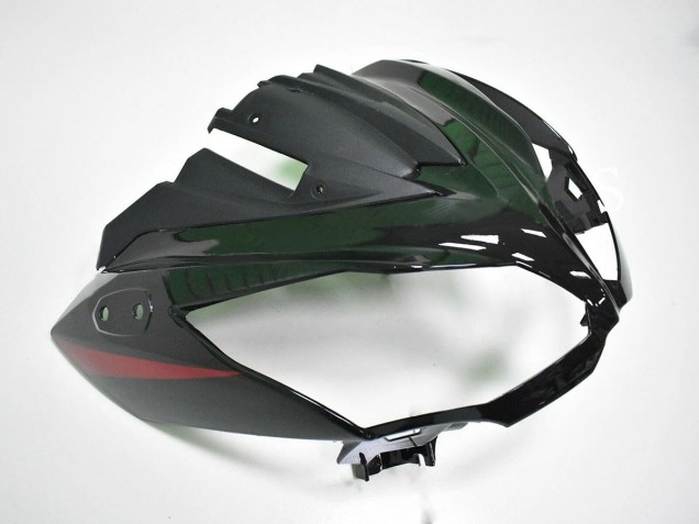 2012-2016 Kawasaki EX650 Motorcycle Fairings - Red Glossy Black Canada