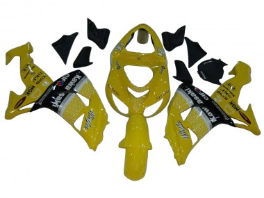 2006-2007 Kawasaki ZX10R Motorcycle Fairings - Yellow Silver Black Elf Canada