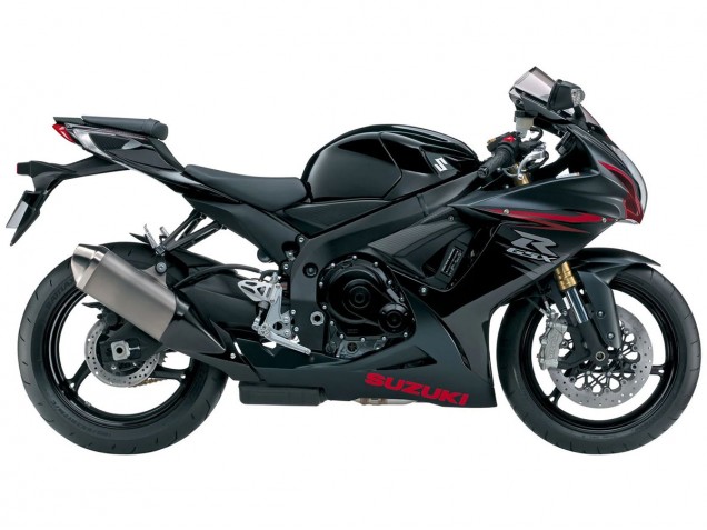 2011-2024 Suzuki GSXR 600/750 Motorcycle Fairings - Matte Black Red Canada