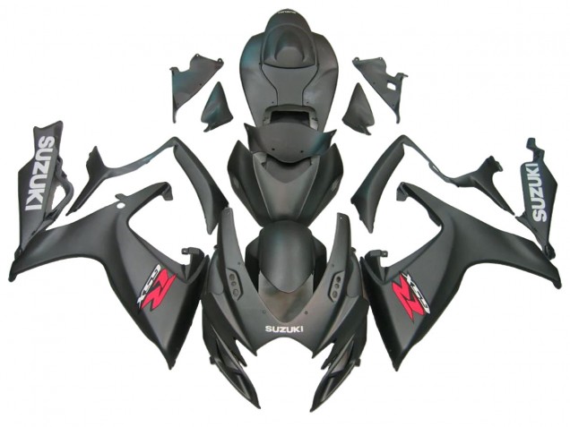 2006-2007 Suzuki GSXR 600/750 Motorcycle Fairings - Matte Black Canada