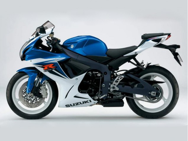2011-2024 Suzuki GSXR 600/750 Motorcycle Fairings - Blue White Canada
