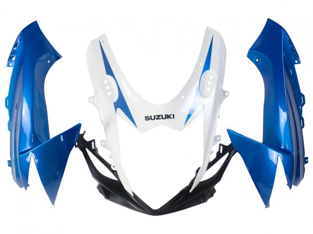 2011-2024 Suzuki GSXR 600/750 Motorcycle Fairings - Blue White Canada
