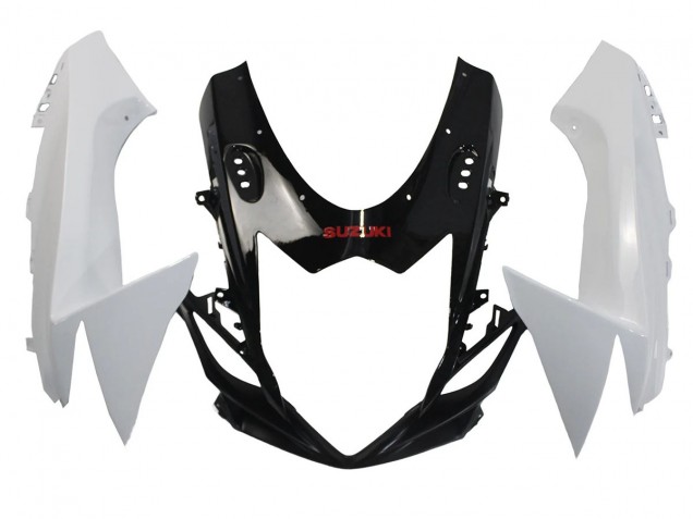 2011-2024 Suzuki GSXR 600/750 Motorcycle Fairings - White Glossy Black Canada
