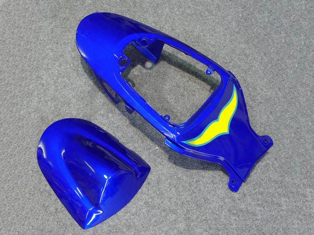 2006-2007 Suzuki GSXR 600/750 Motorcycle Fairings - White Blue Yellow Corona Alstare Canada