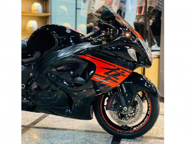 2008-2020 Suzuki GSXR 1300 Hayabusa Motorcycle Fairing - Glossy Black Red Canada