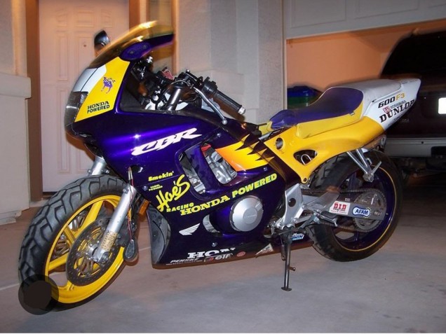 1995-1996 Honda CBR600 F3 Motorcycle Fairings - Yellow Silver Blue Canada