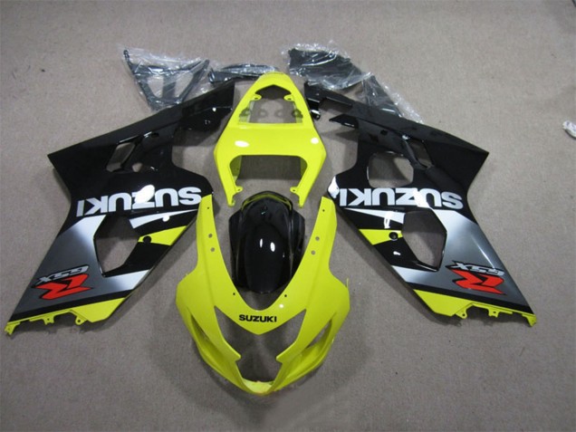 2004-2005 Suzuki GSXR 600 Motorcycle Fairings - Yellow Silver Black Red Canada