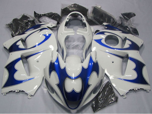 1996-2007 Suzuki GSXR 1300 Hayabusa Motorcycle Fairing Kits - White Blue Canada