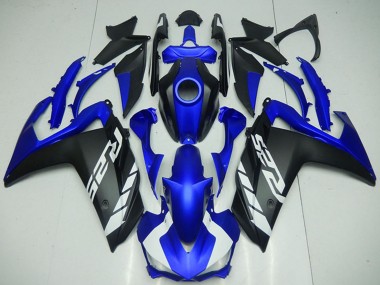2015-2018 Yamaha YZF R3 Motorcycle Fairings - Blue Matte Black Canada