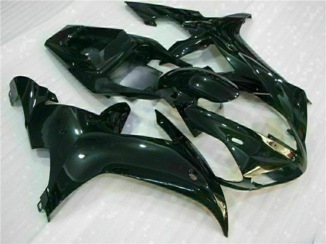 Black 2002-2003 Yamaha YZF R1 Motorcycle Fairing Kits & Plastic